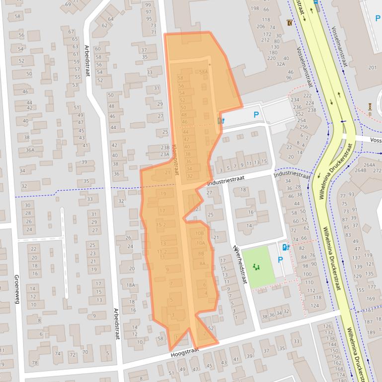 Kaart van postcodegebied 7311CP.