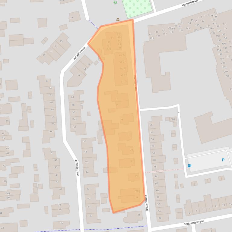 Kaart van postcodegebied 7311CR.