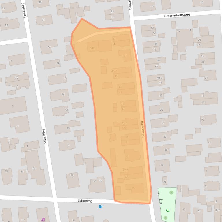 Kaart van postcodegebied 7311DH.