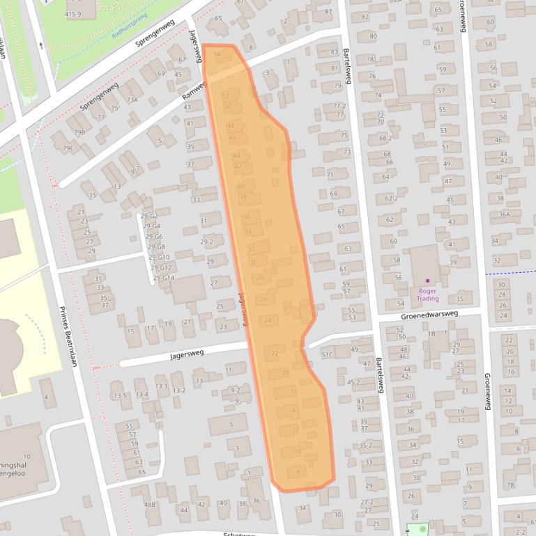 Kaart van postcodegebied 7311DS.