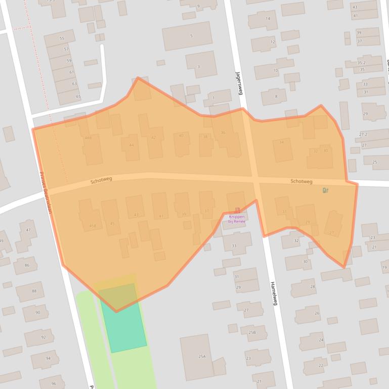Kaart van postcodegebied 7311DW.