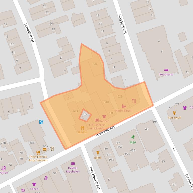 Kaart van postcodegebied 7311EN.