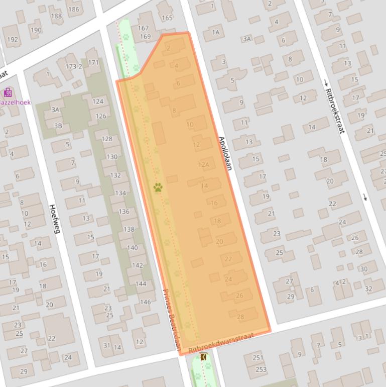Kaart van postcodegebied 7311EZ.