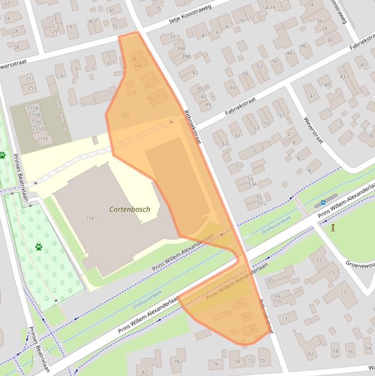 Kaart van postcodegebied 7311GE.