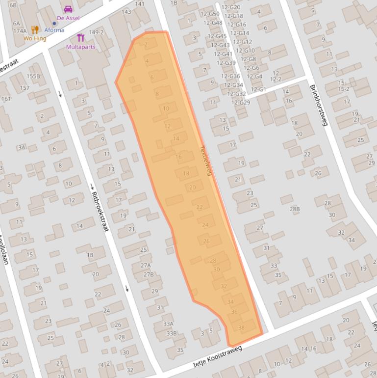 Kaart van postcodegebied 7311GH.
