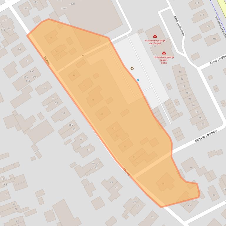 Kaart van postcodegebied 7311GX.