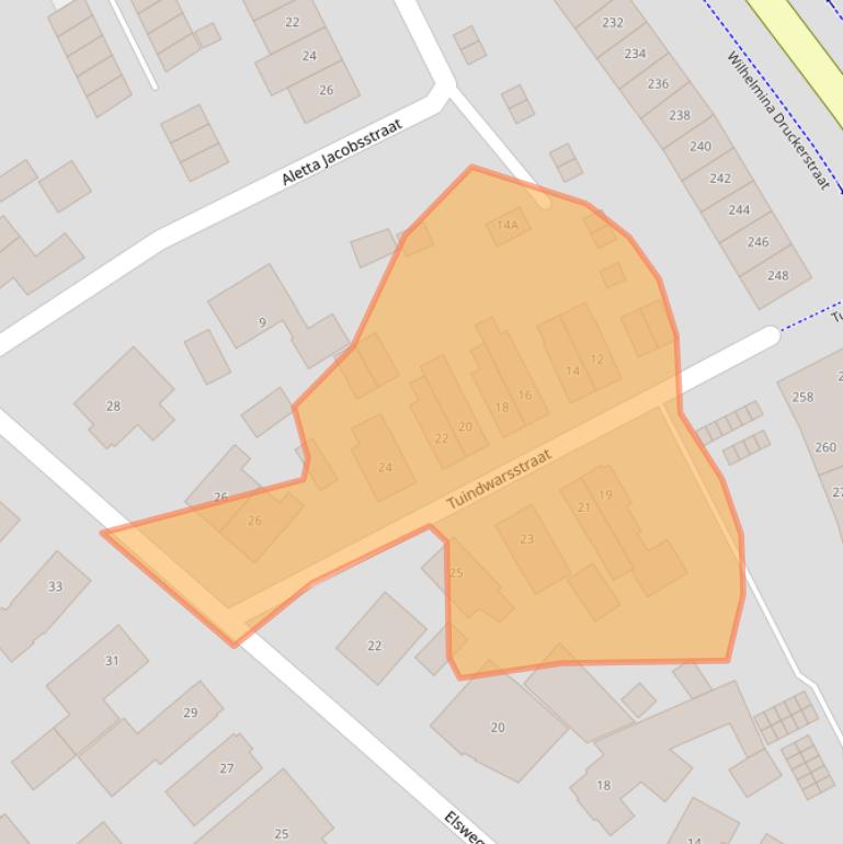 Kaart van postcodegebied 7311HA.