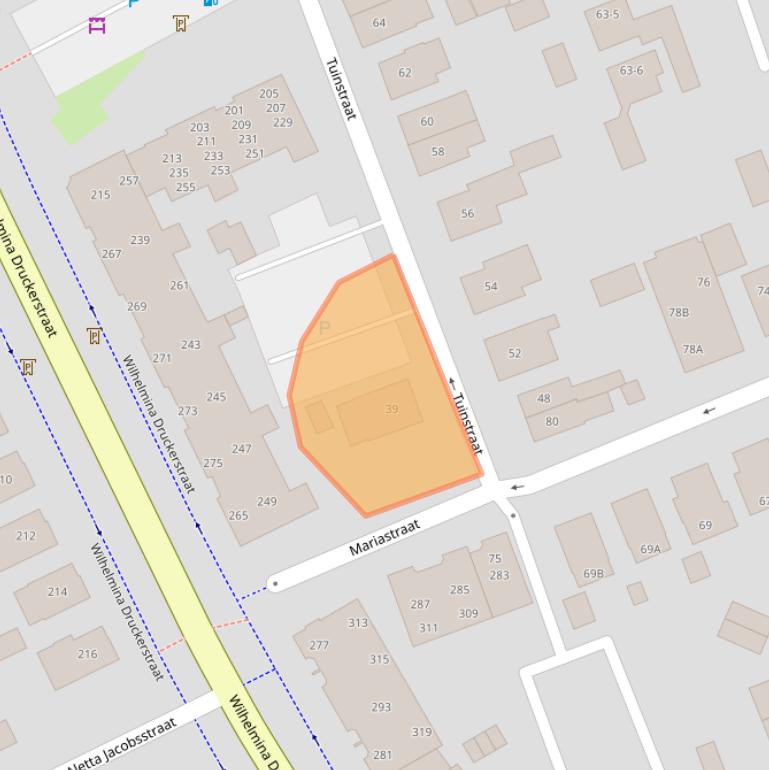 Kaart van postcodegebied 7311HB.