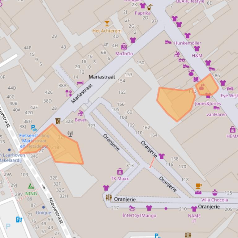 Kaart van postcodegebied 7311HG.