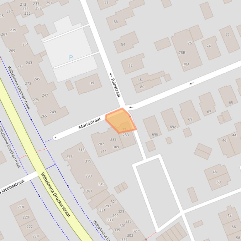 Kaart van postcodegebied 7311HK.