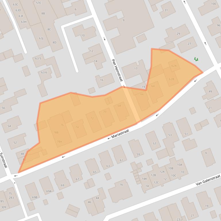 Kaart van postcodegebied 7311HN.