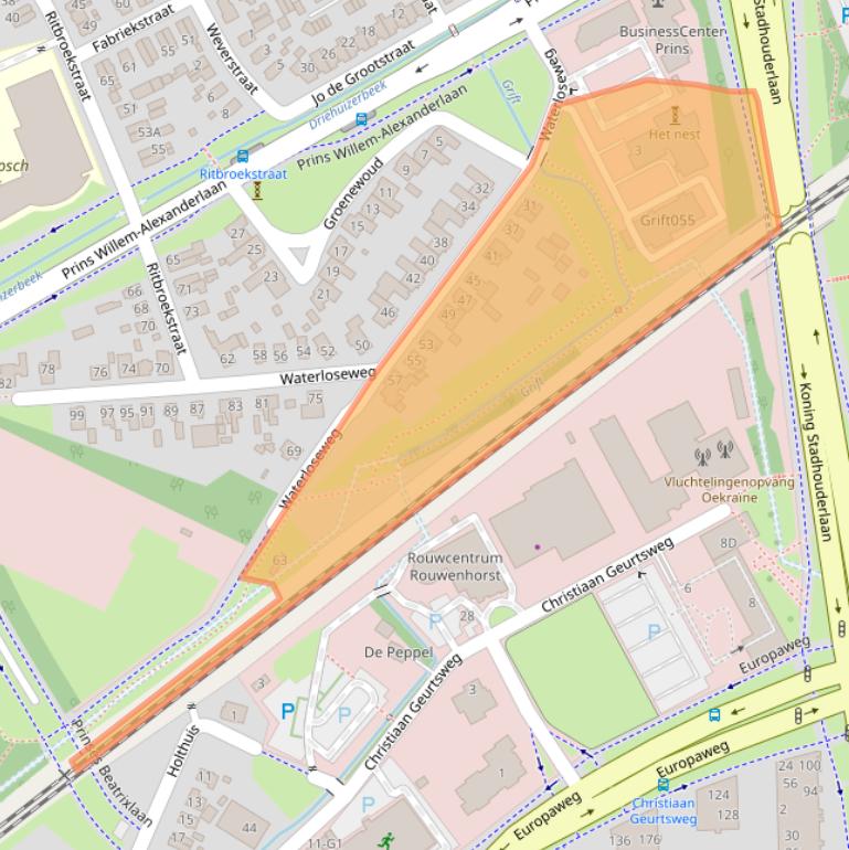 Kaart van postcodegebied 7311JG.