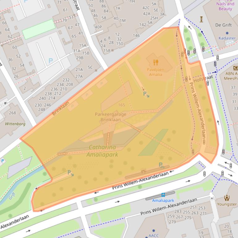 Kaart van postcodegebied 7311JM.