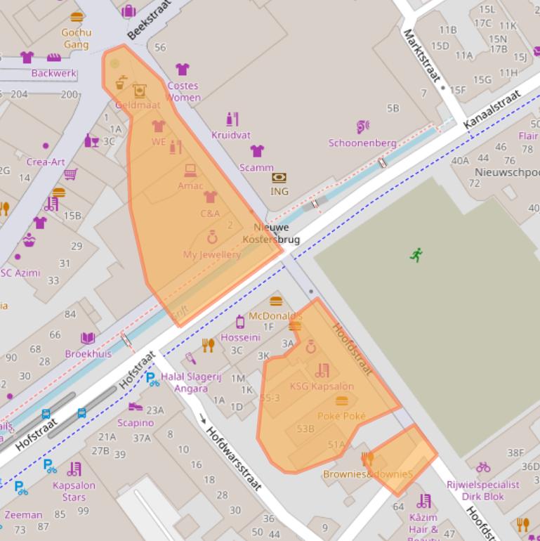 Kaart van postcodegebied 7311JV.