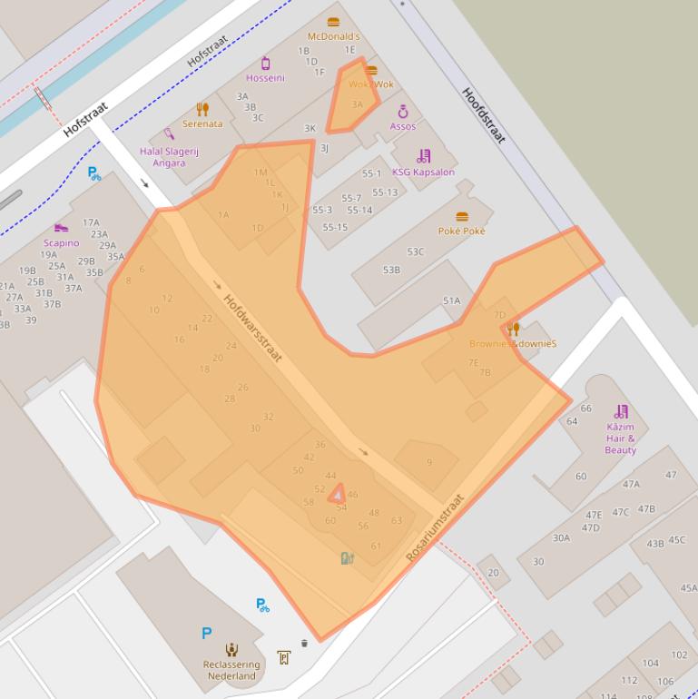 Kaart van postcodegebied 7311KK.