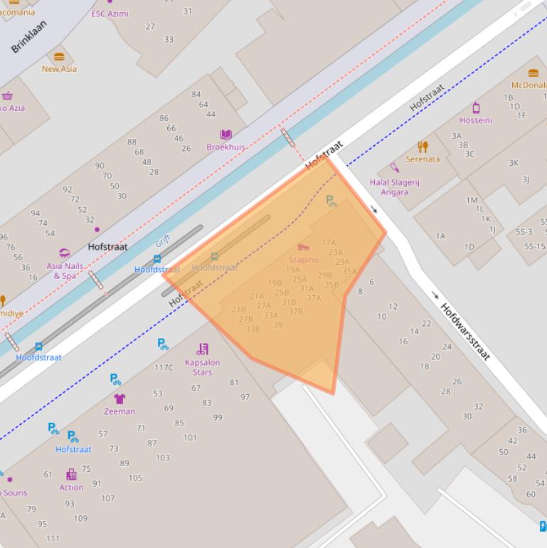 Kaart van postcodegebied 7311KP.