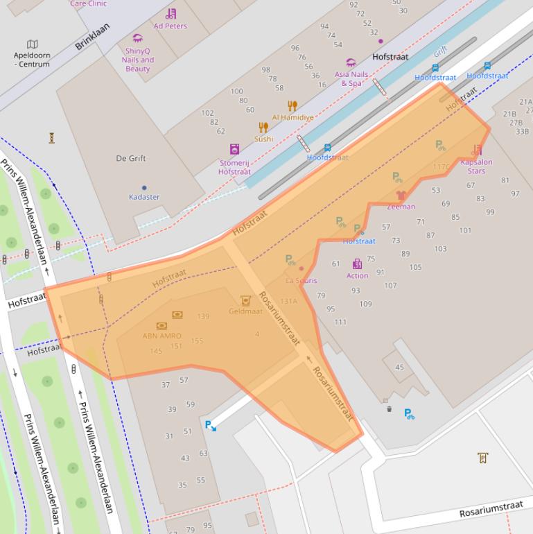 Kaart van postcodegebied 7311KT.