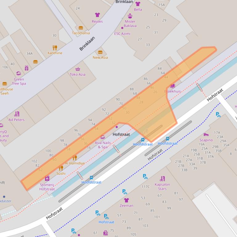 Kaart van postcodegebied 7311KW.