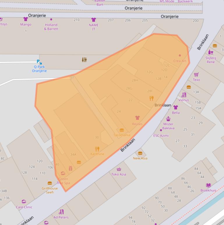 Kaart van postcodegebied 7311LB.