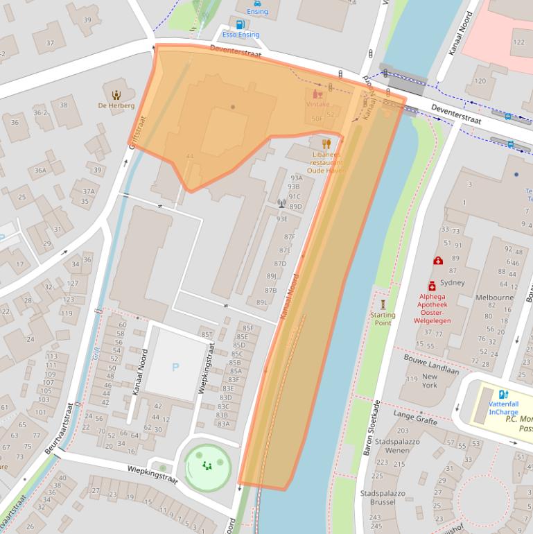 Kaart van postcodegebied 7311LX.