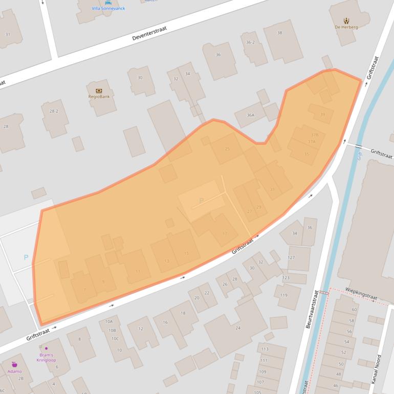 Kaart van postcodegebied 7311MA.