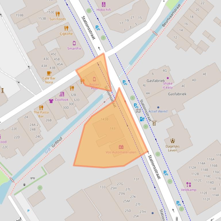 Kaart van postcodegebied 7311MD.