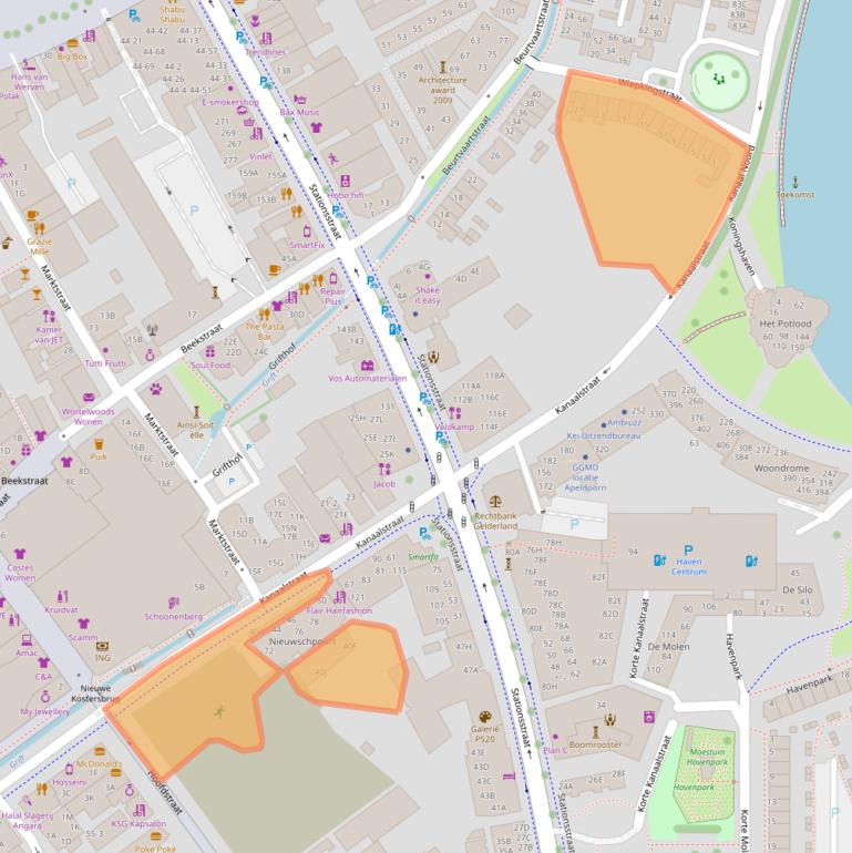 Kaart van postcodegebied 7311MP.