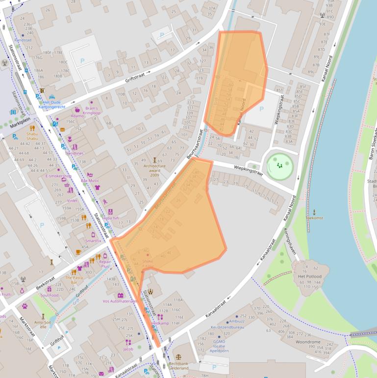 Kaart van postcodegebied 7311MR.