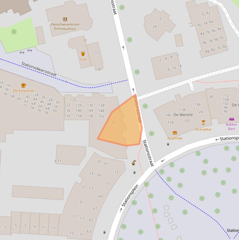 Kaart van postcodegebied 7311NK.