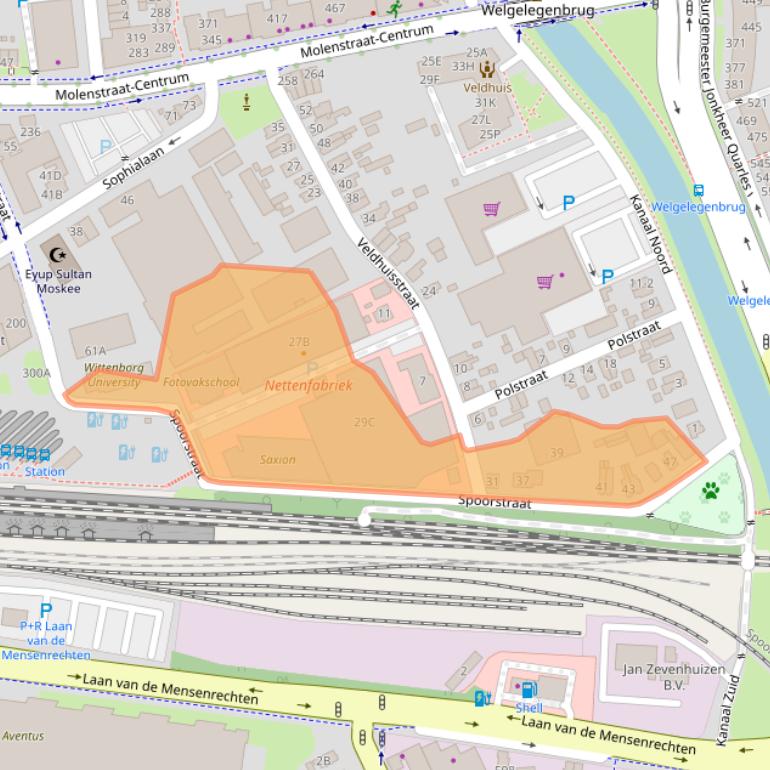 Kaart van postcodegebied 7311PE.