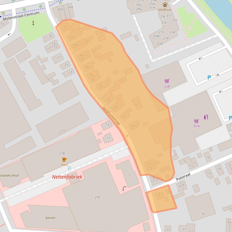 Kaart van postcodegebied 7311PH.