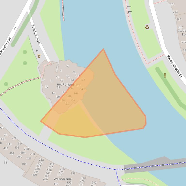 Kaart van postcodegebied 7311PS.