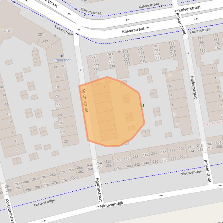 Kaart van postcodegebied 7311RC.