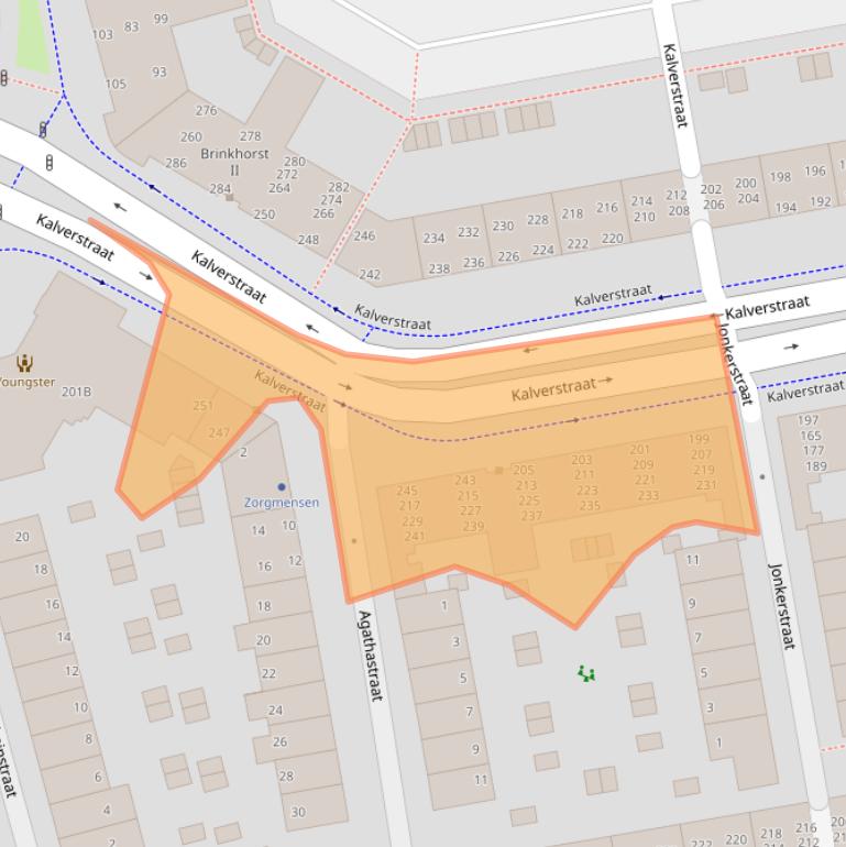 Kaart van postcodegebied 7311SH.