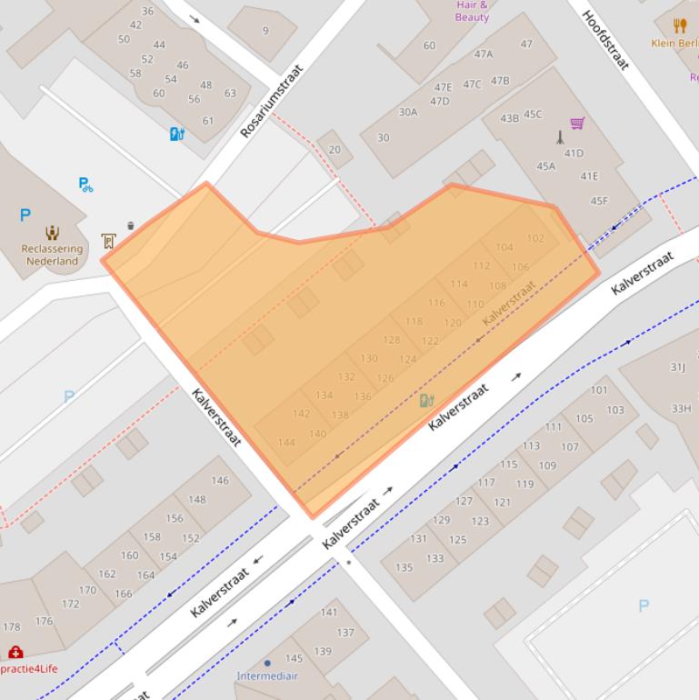 Kaart van postcodegebied 7311SL.