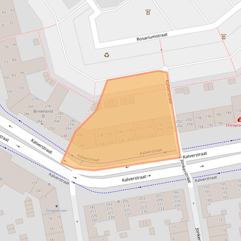 Kaart van postcodegebied 7311SN.