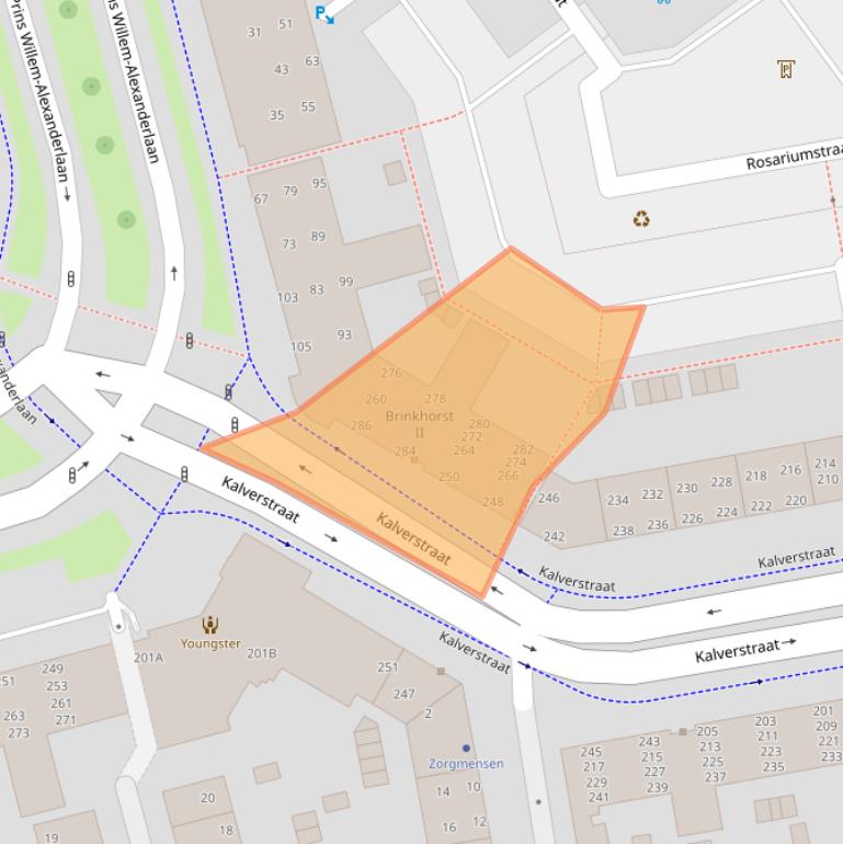 Kaart van postcodegebied 7311SP.