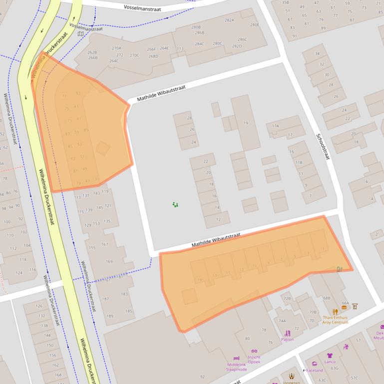 Kaart van postcodegebied 7311VA.
