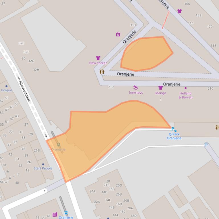 Kaart van postcodegebied 7311WL.