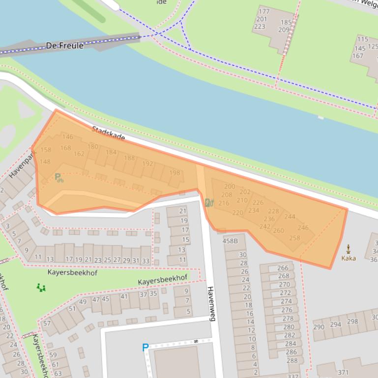 Kaart van postcodegebied 7311XV.