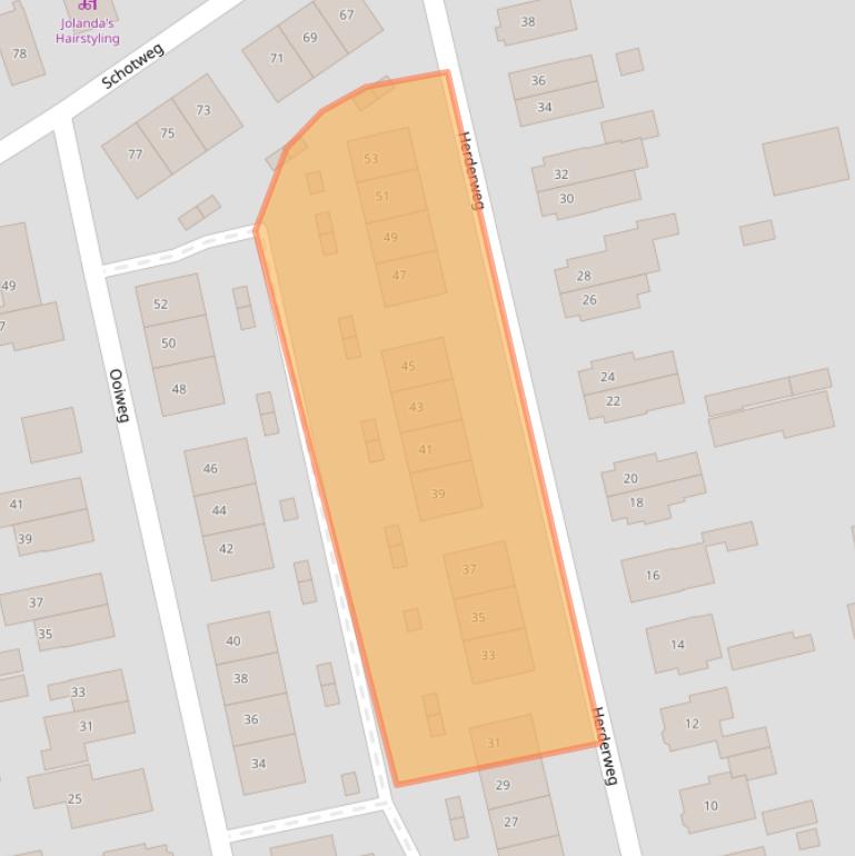 Kaart van postcodegebied 7312AH.