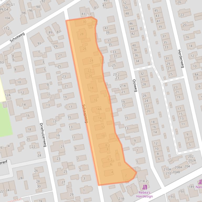 Kaart van postcodegebied 7312AP.