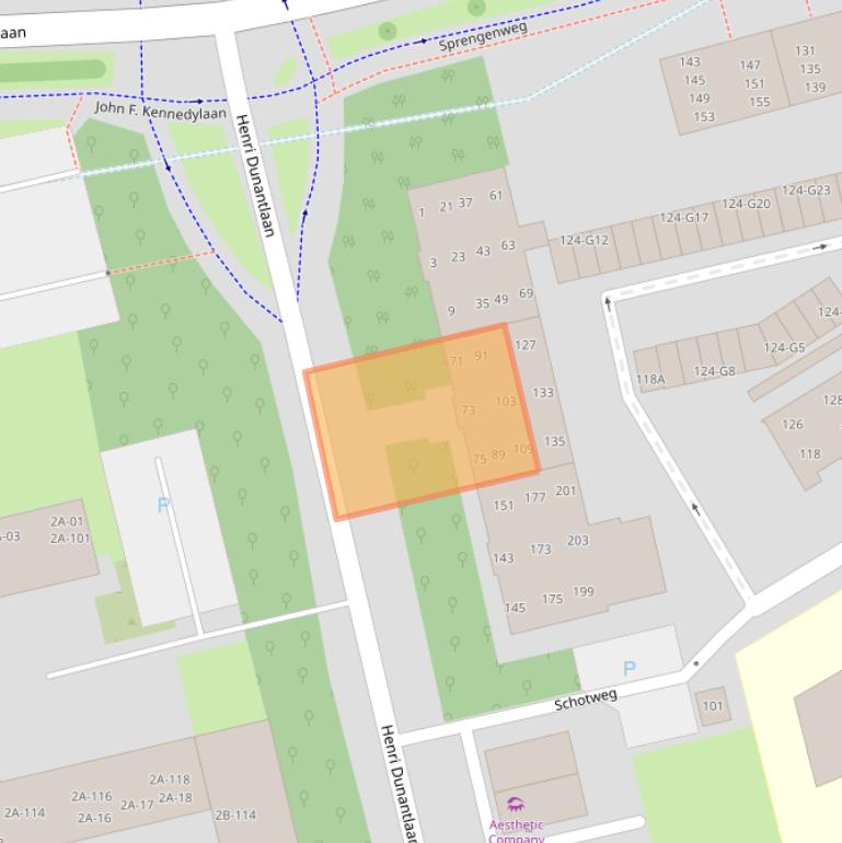 Kaart van postcodegebied 7312AW.