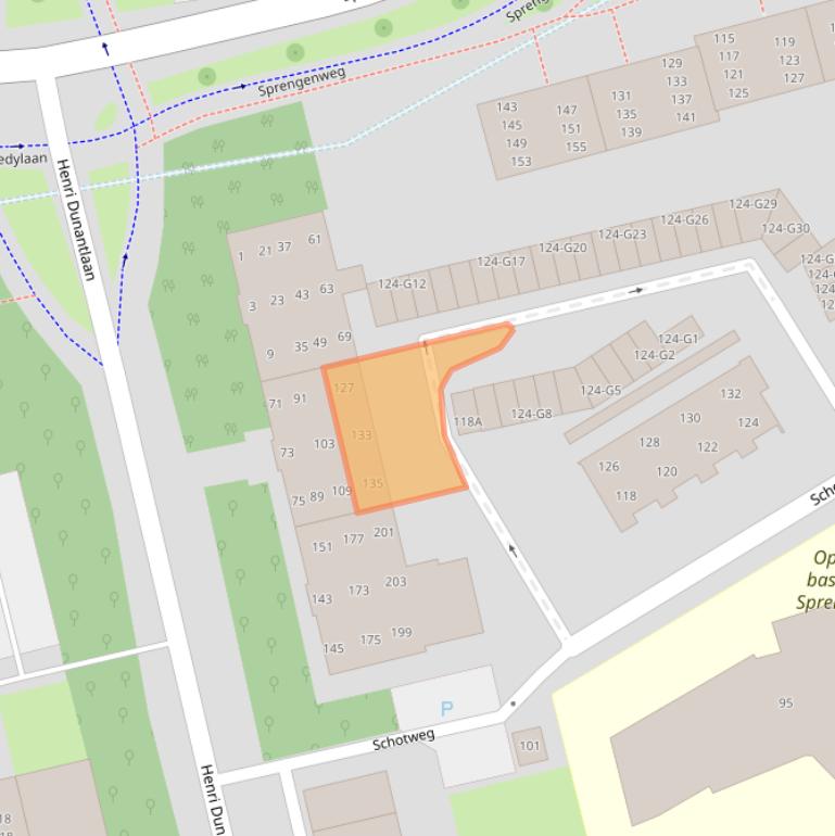 Kaart van postcodegebied 7312AX.