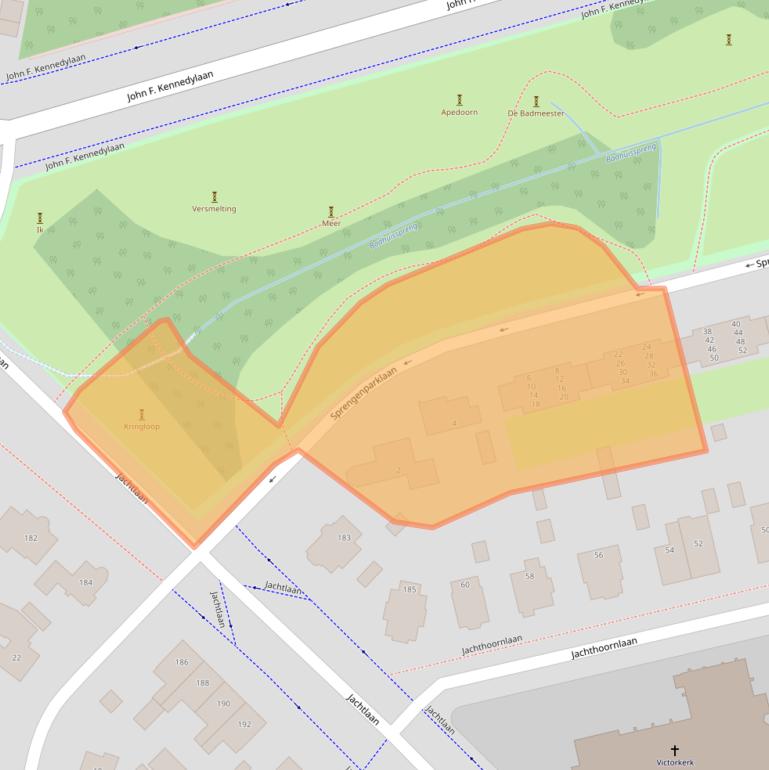 Kaart van postcodegebied 7312BH.