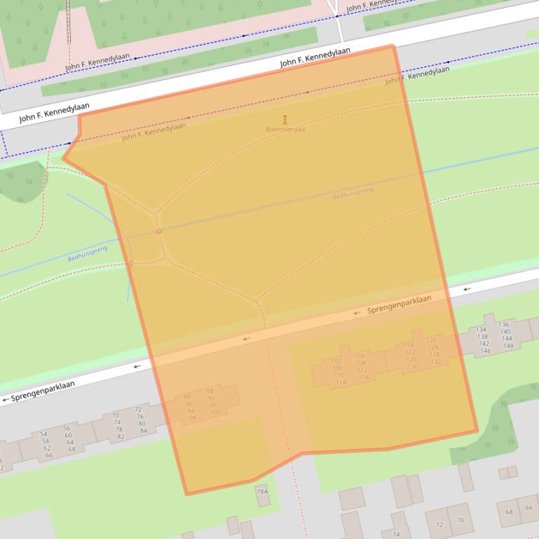 Kaart van postcodegebied 7312BK.