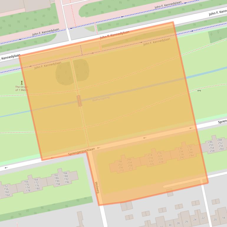 Kaart van postcodegebied 7312BN.