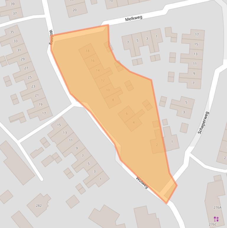 Kaart van postcodegebied 7312BX.