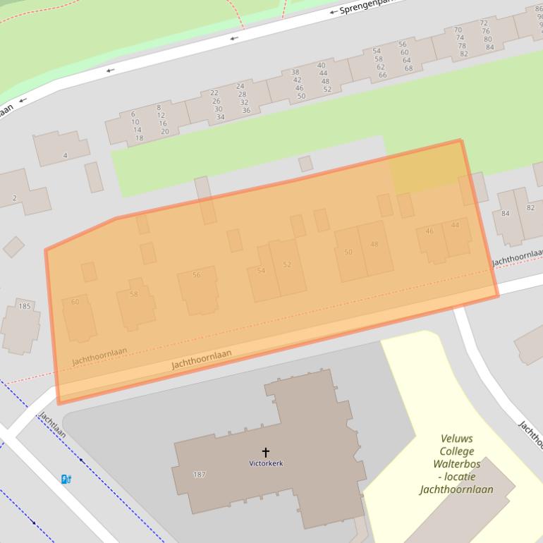 Kaart van postcodegebied 7312CG.