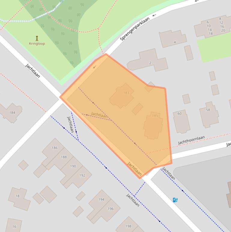 Kaart van postcodegebied 7312CH.